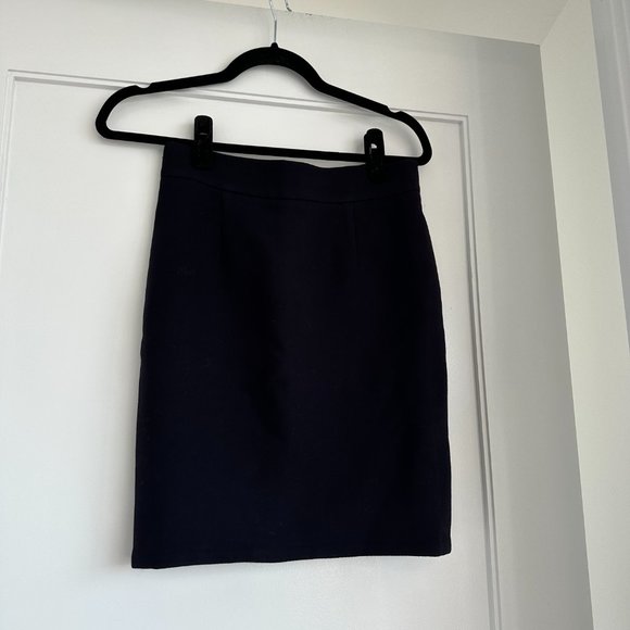 Moschino Cheap And Chic Pencil Skirt SZ 8 Black Knee-length - Picture 3 of 6
